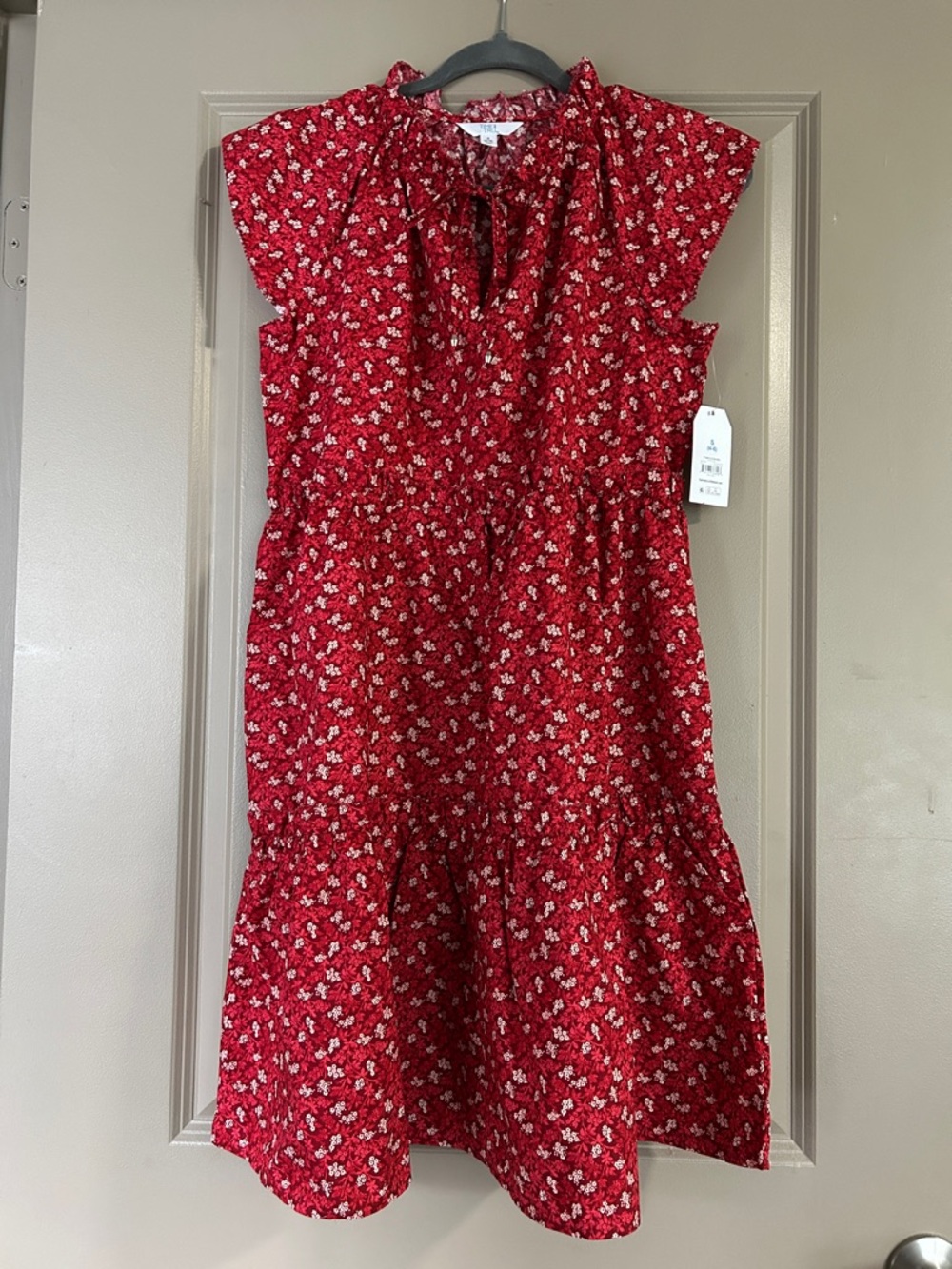 NWT Red Floral Sundress